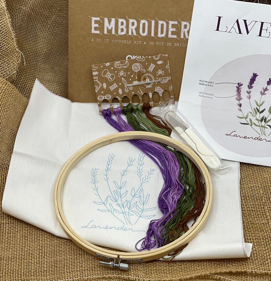 Lavender Embroidery