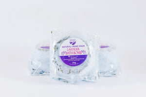 Kelso Lavender Bath Bomb with Essential Oil and Epsom Salts